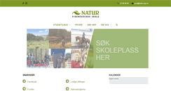Desktop Screenshot of natur.vgs.no