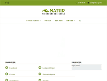 Tablet Screenshot of natur.vgs.no